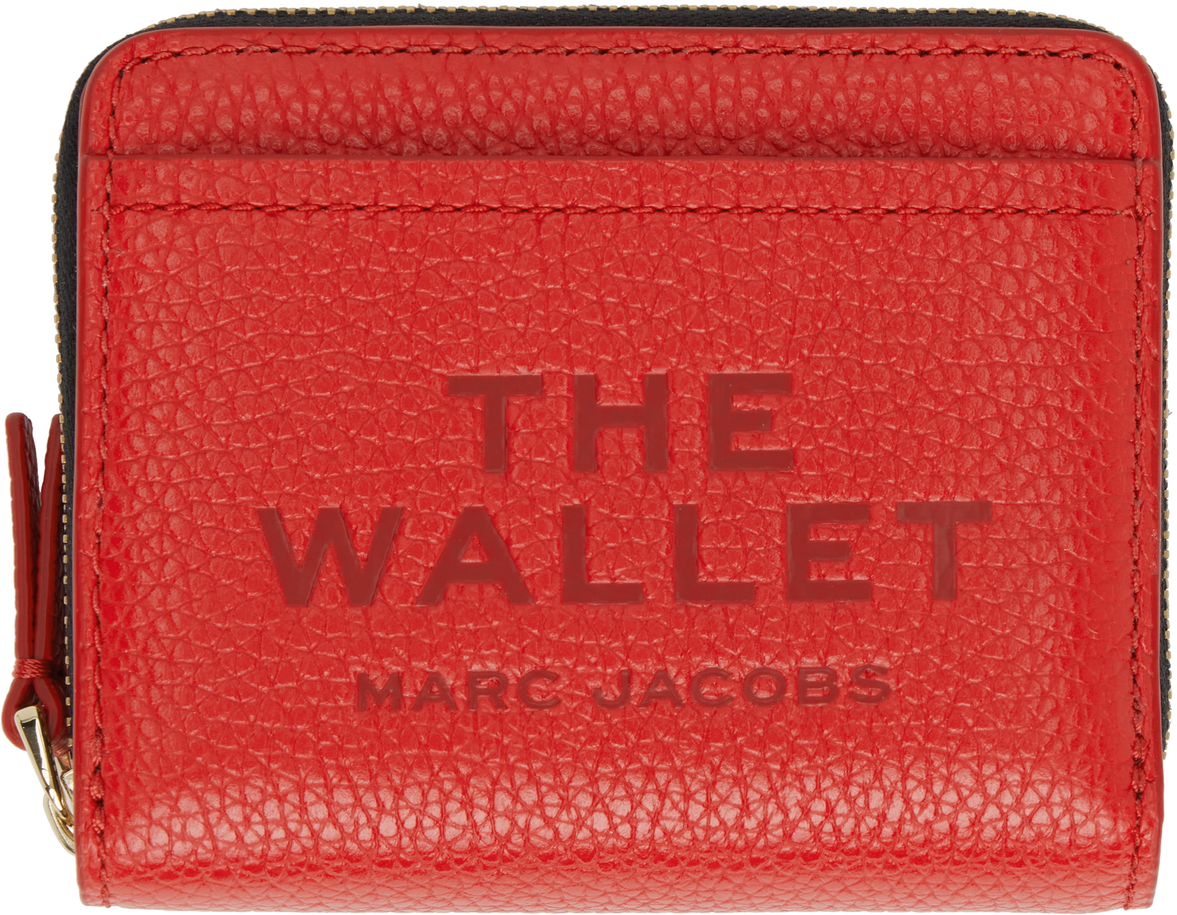 

Красный кошелек «The Leather Mini Compact» Marc Jacobs, True red