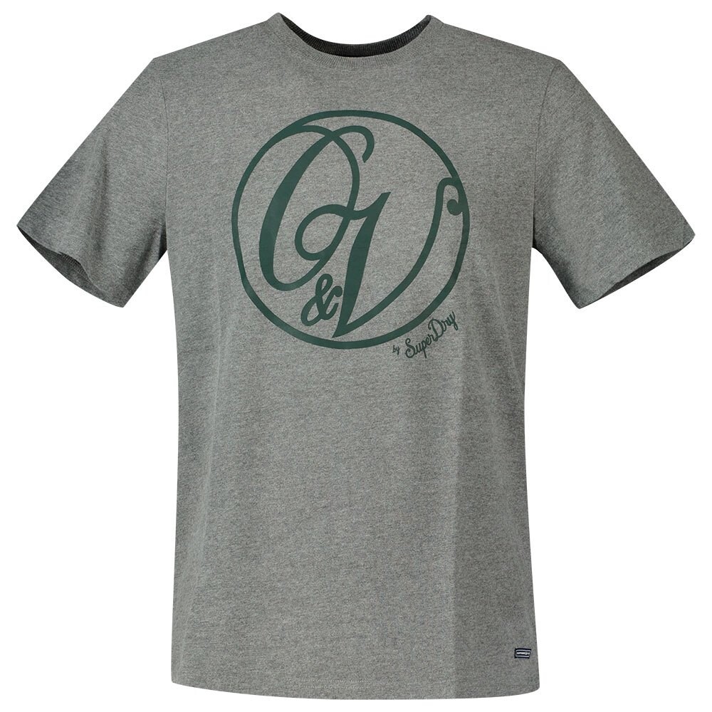 

Футболка Superdry Vintage Ov Monogram T-shirt, серый