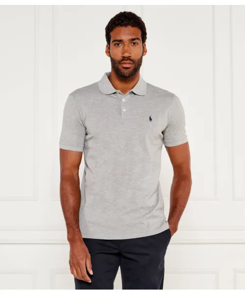 

Футболка поло Slim fit Polo Ralph Lauren, серый