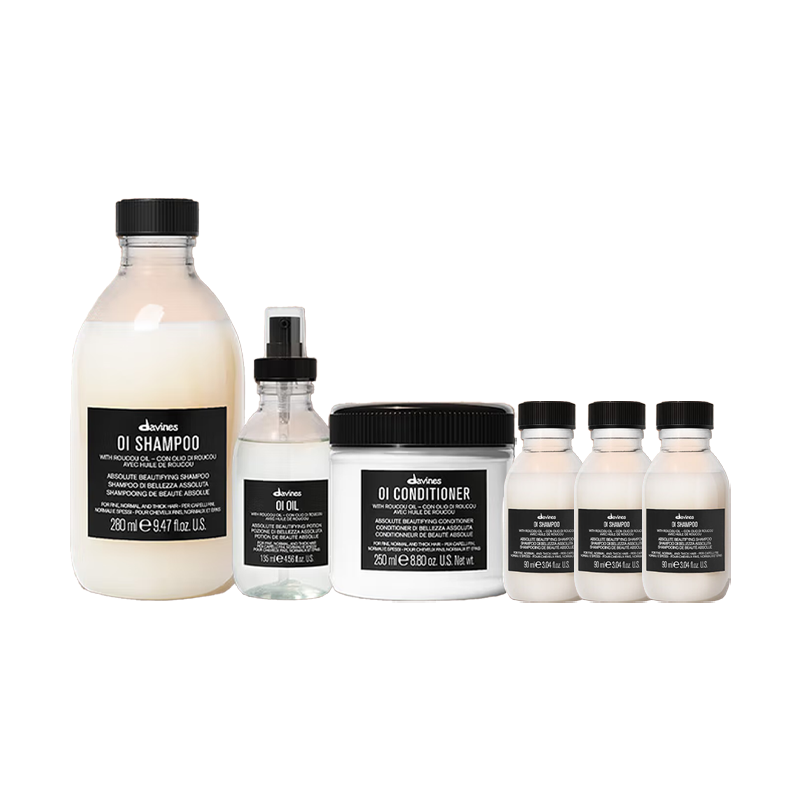 

DAWEINISI OAI OI набор шампунь и кондиционер увлажняющий очищающий разглаживающий шампунь 280мл + кондиционер для волос 250мл DAVINES, 6-piece set