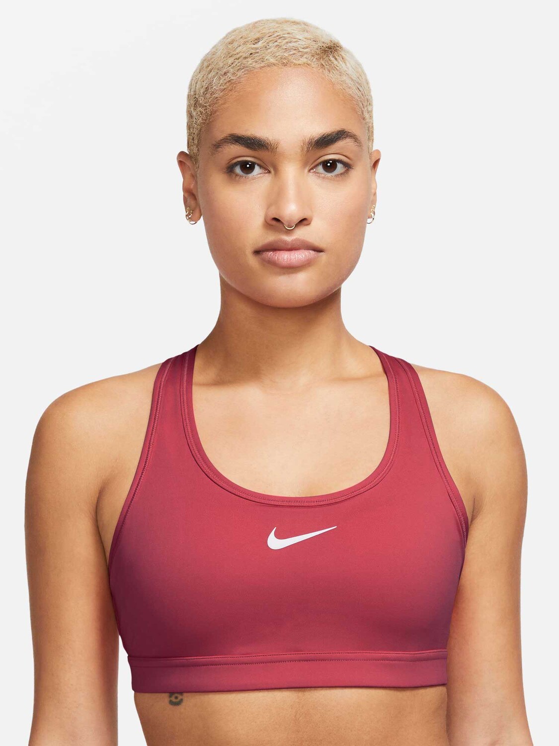 

Спортивный бюстгальтер Nike W NK SWSH MED SPT BRA, красный