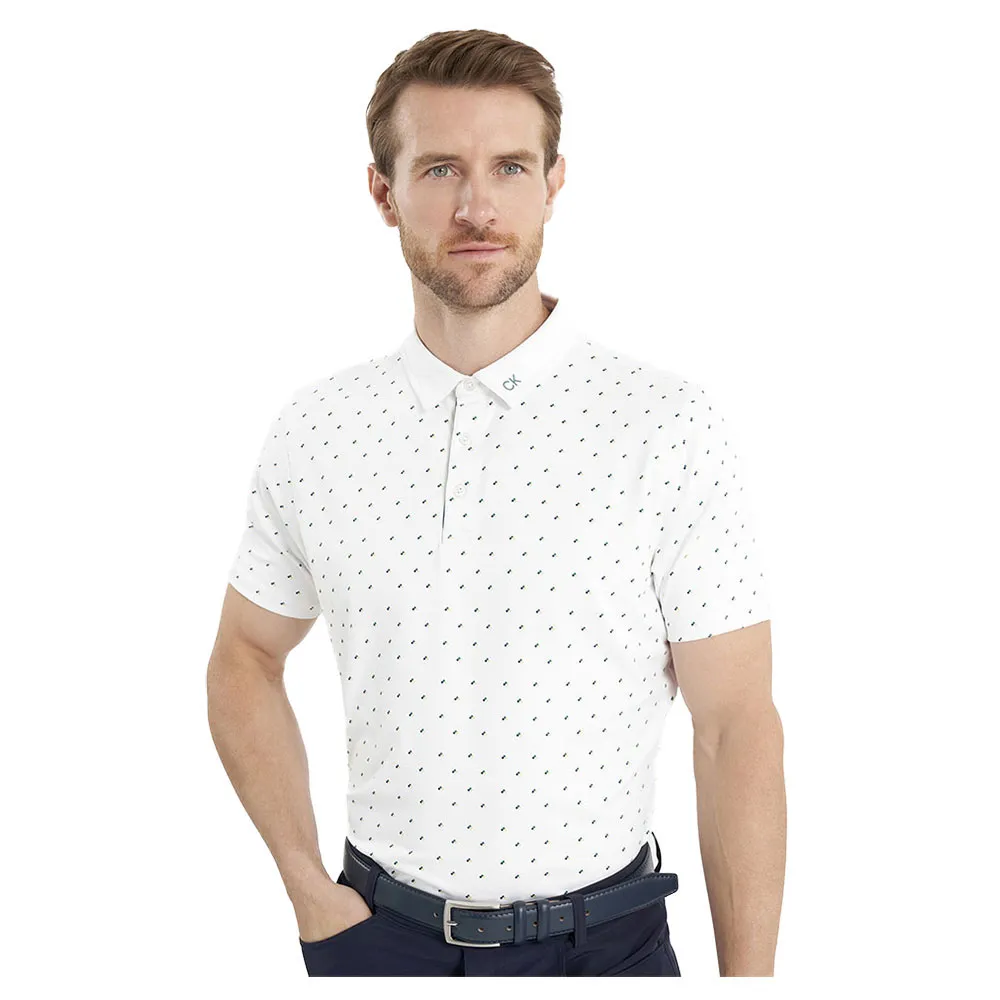 

Поло с коротким рукавом Calvin Klein Golf Riverton, белый