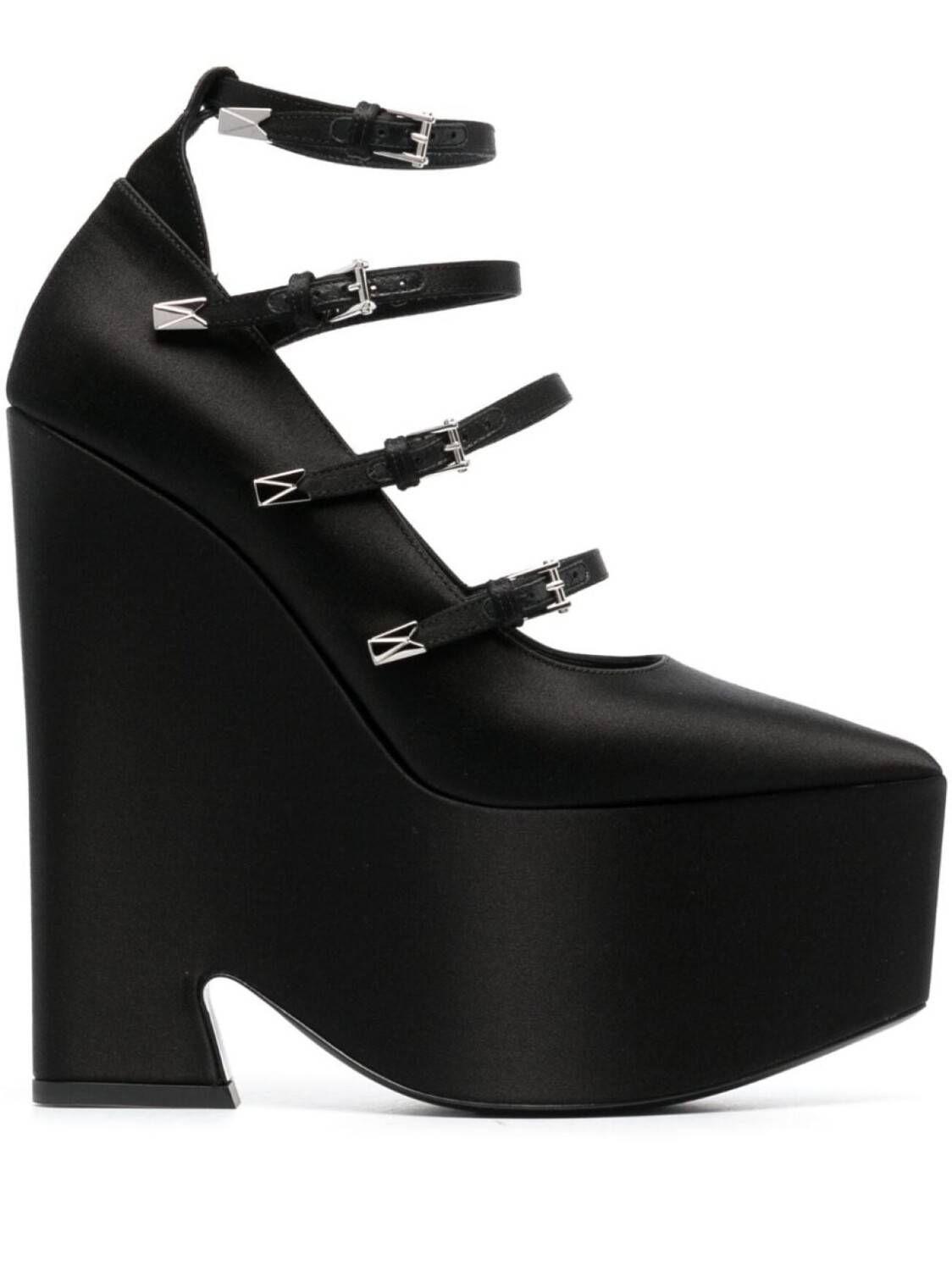 Versace туфли Tempest на платформе, черный
