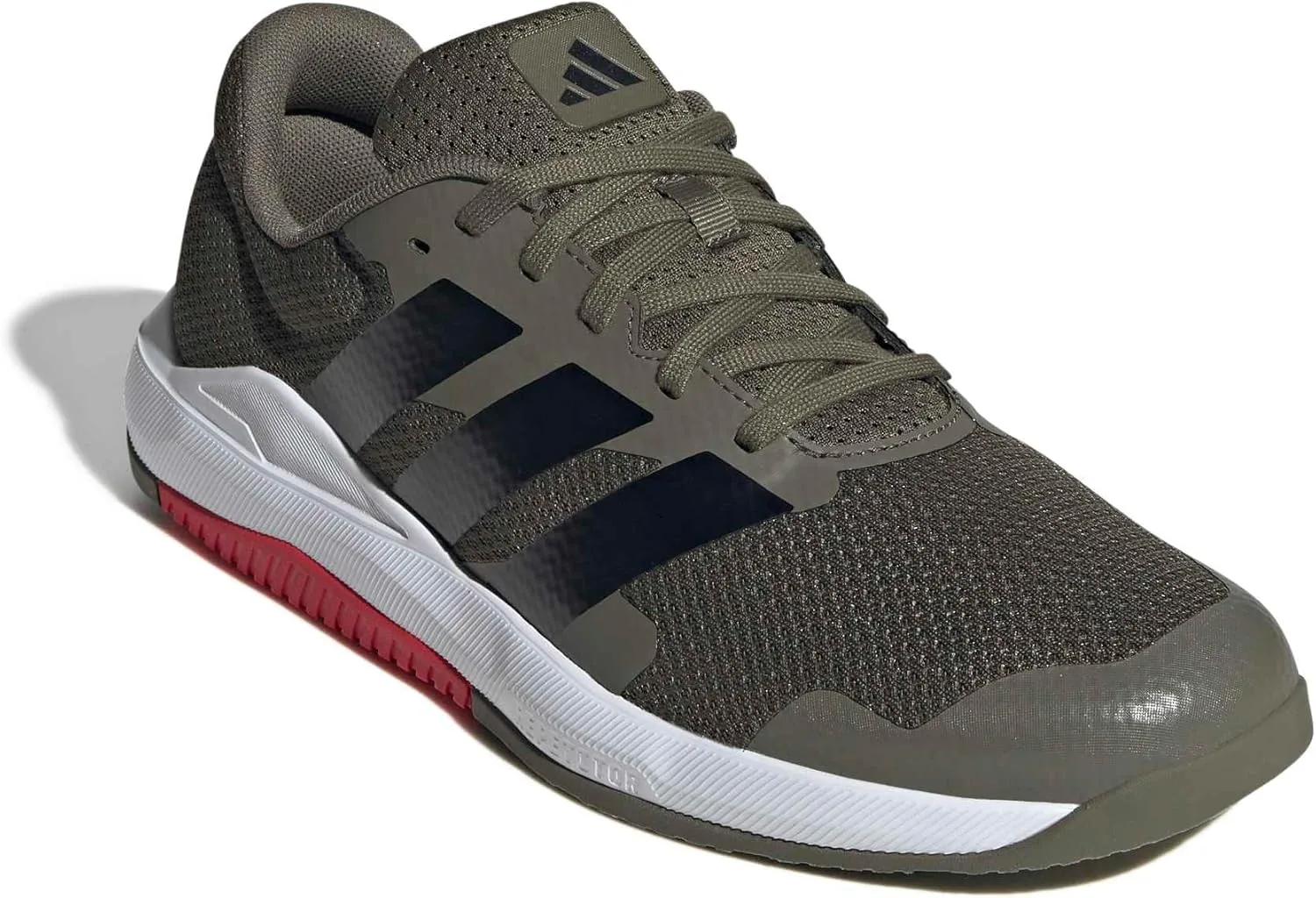 Мужские тренировочные кроссовки Adidas Dropset Base, черный/оливковый — фото 3