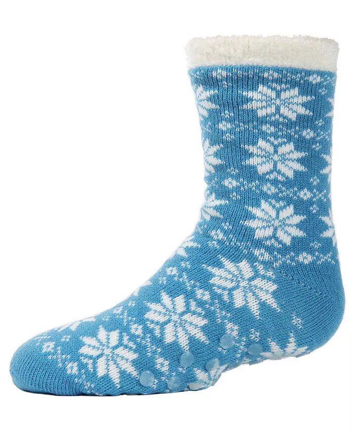 

Детские уютные носки Snowflake MeMoi, синий