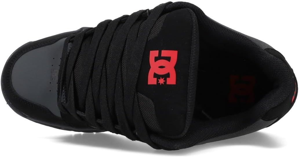 Мужские кроссовки DC Shoes Dc Coiler, черный/красный/серый — фото 4