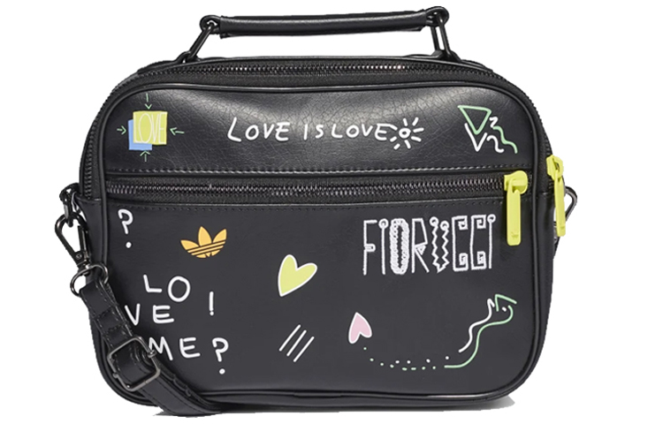 

Футболка Fiorucci Collaboration Graffiti Мини Женская Чёрная Adidas Originals