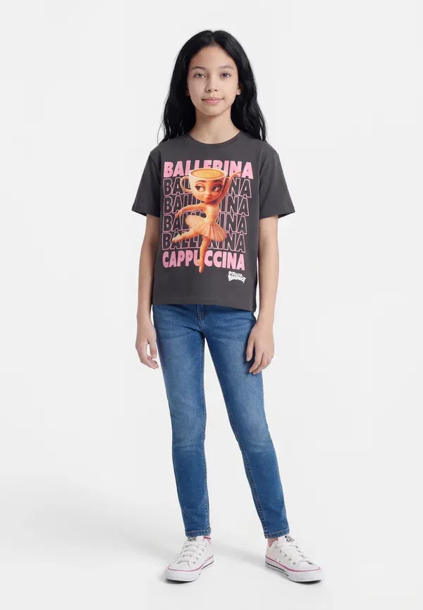 Футболка Nkfaida brain print t-shirt Name It, черный