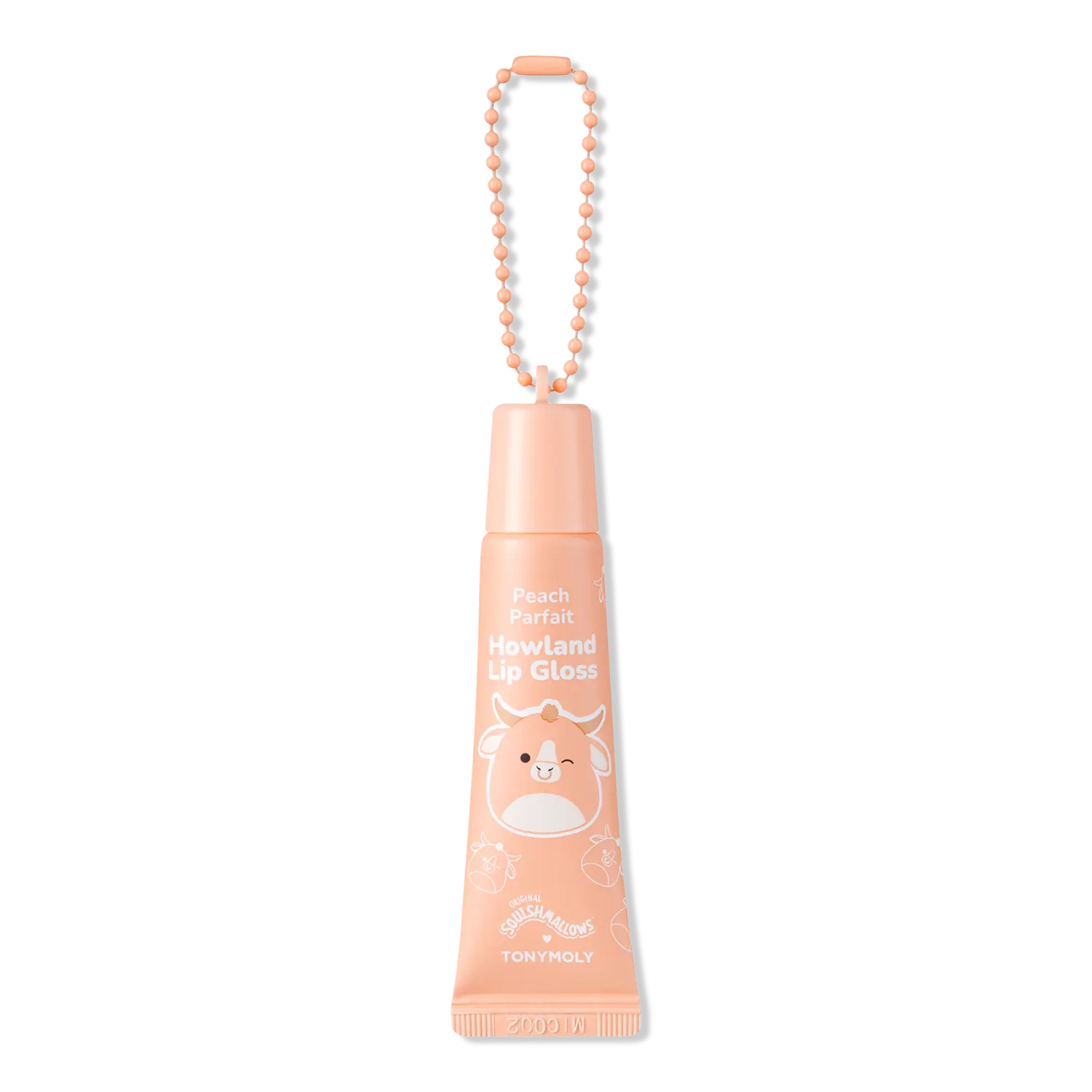 

Брелок-блеск для губ Squishmallows с глянцевым блеском TONYMOLY, Howland Peach Parfait