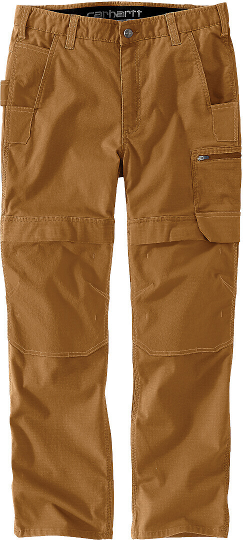 

Брюки Carhartt Steel Rugged Flex Relaxed Fit Ripstop Double Front Utility Multi Pocket Work Pants, коричневый