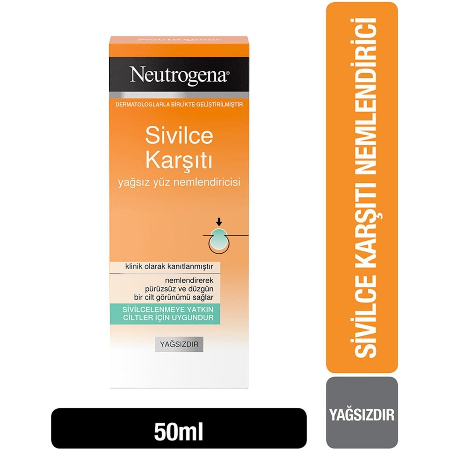 

Безмасляный увлажняющий крем Neutrogena Visably Clear, 50 мл