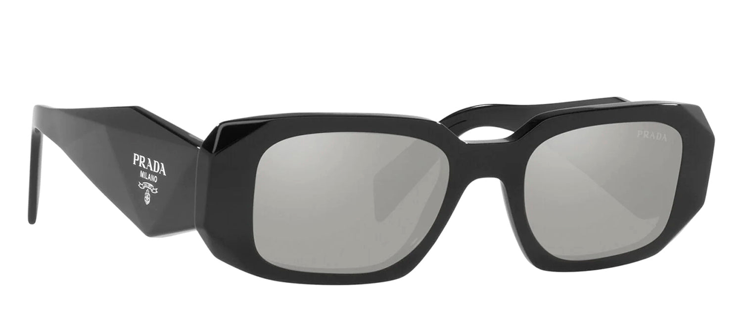 

Prada PR 17WS 1AB2B0 49 мм женские прямоугольные солнцезащитные очки, черный