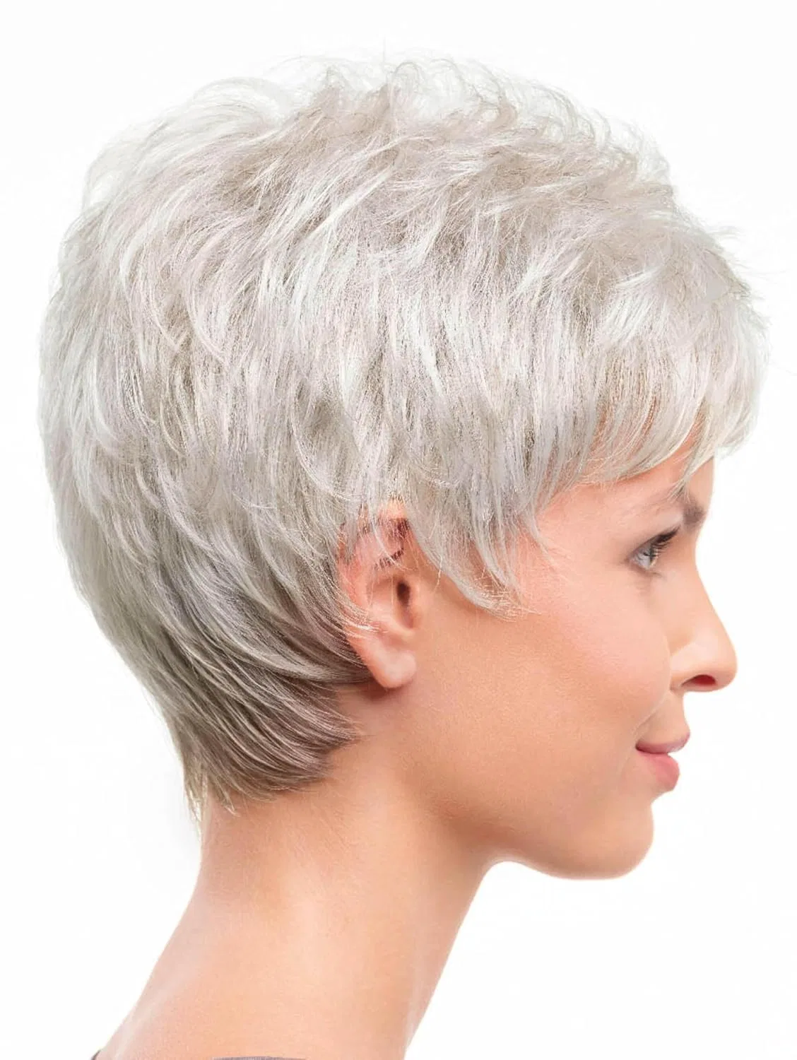 Парик «Sandy» из высококачественных синтетических волос от Lofty Lofty, Natural White, Dark Neck — фото 4