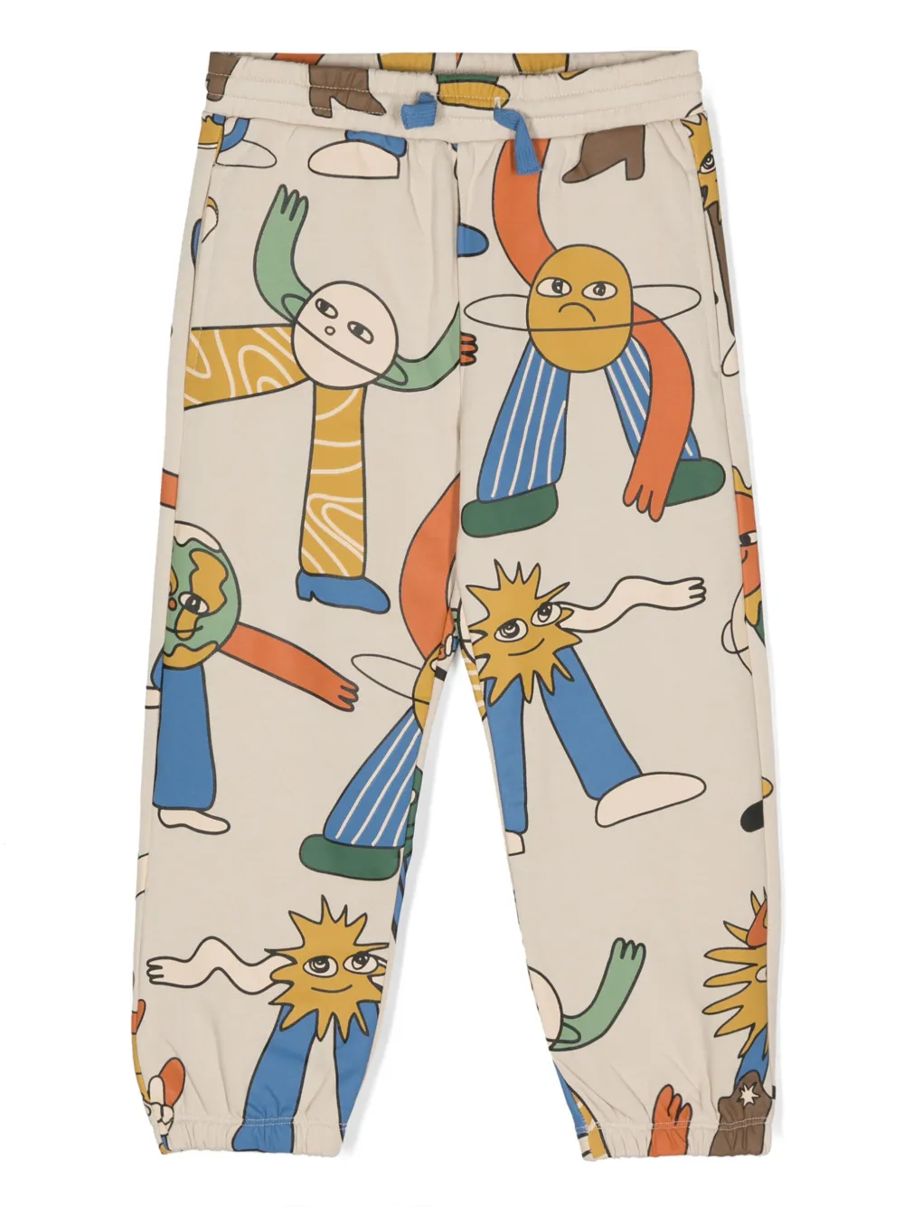 

Спортивные брюки с принтом Space Stella McCartney Kids, нейтральный