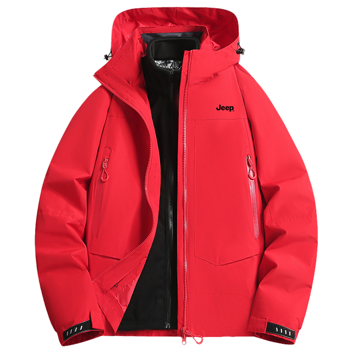 

Куртка Unisex Hooded Moderate Others Jeep, розовыйfinch красный