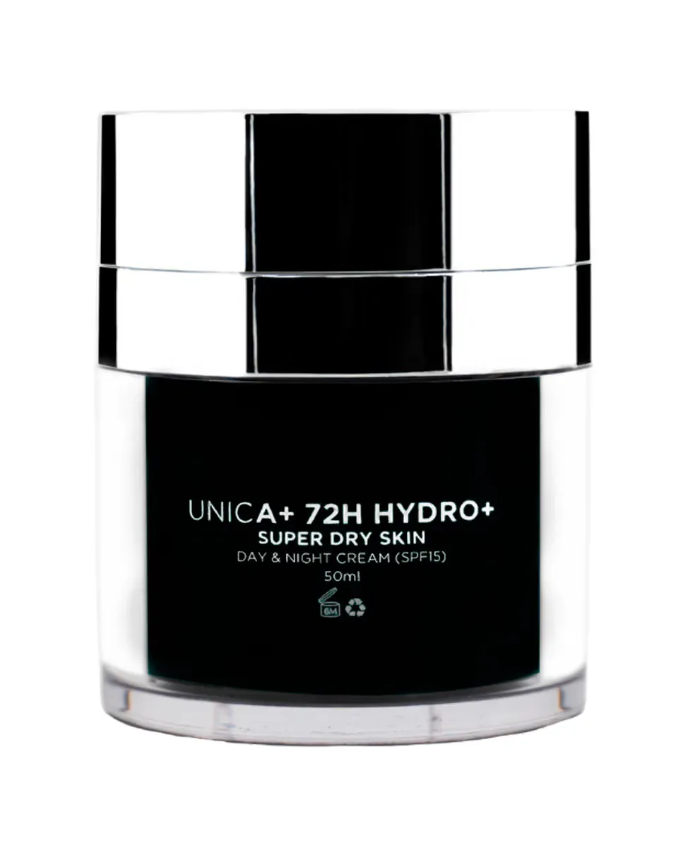 Крем для лица SPF UNICSKIN Восстанавливающий и увлажняющий День и Ночь Unica+ 72H Hydro+