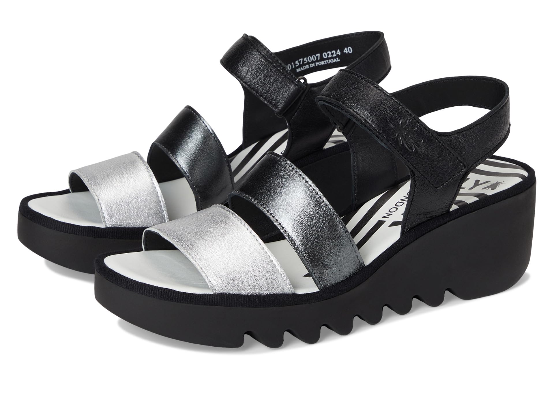 Туфли FLY LONDON Bexy575Fly, Silver/Graph/BlackSee Less