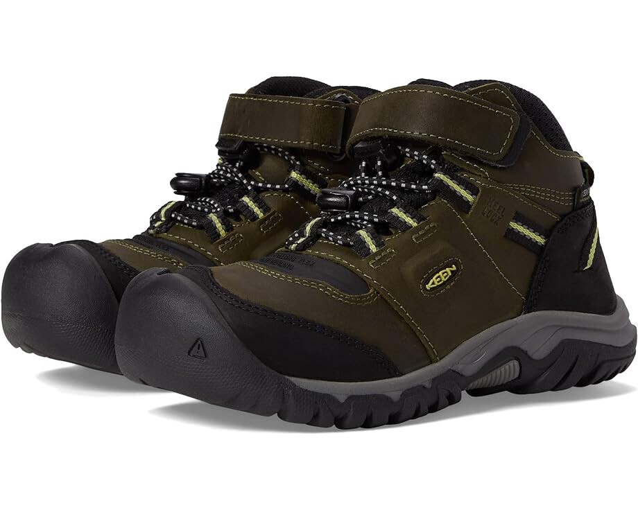 

Походные ботинки Keen Ridge Flex Mid WP, цвет Dark Olive/Dusky Citron