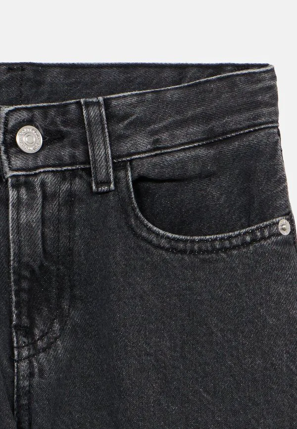Прямые джинсы унисекс прямого кроя Calvin Klein Jeans, Optic Black — фото 3