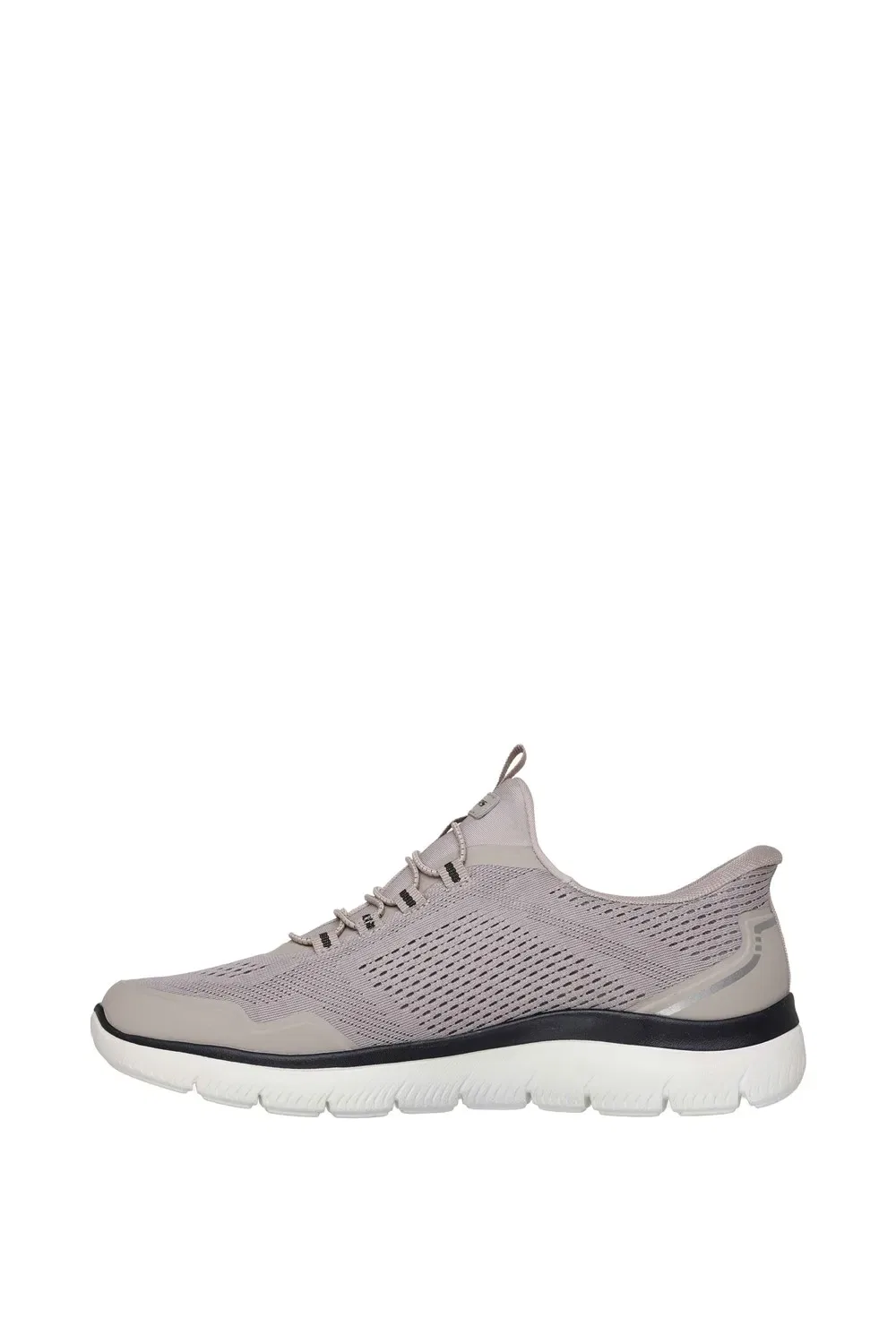 Кроссовки с технологией Hands-Free Slip-In Skechers, серо-коричневый — фото 4