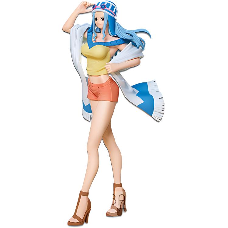 

Нефертари Виви стеклянная фабрика One Piece сладкий стиль пустынная принцесса Виви наряд Люффи BANPRESTO