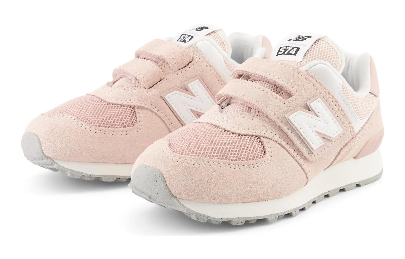 New Balance 574 серия Низкие детские беговые кроссовки розовые — фото 4