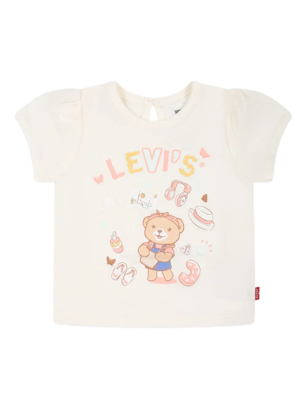 

Футболка с графичным принтом Levi's Kids, нейтральный