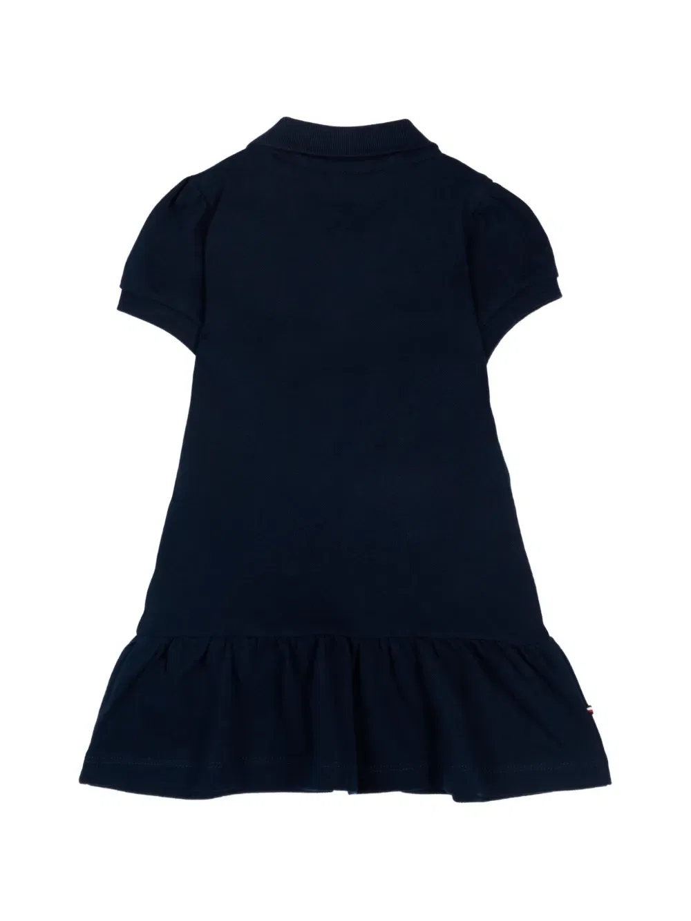 Платье с короткими рукавами и оборками Tommy Hilfiger Junior, синий — фото 2