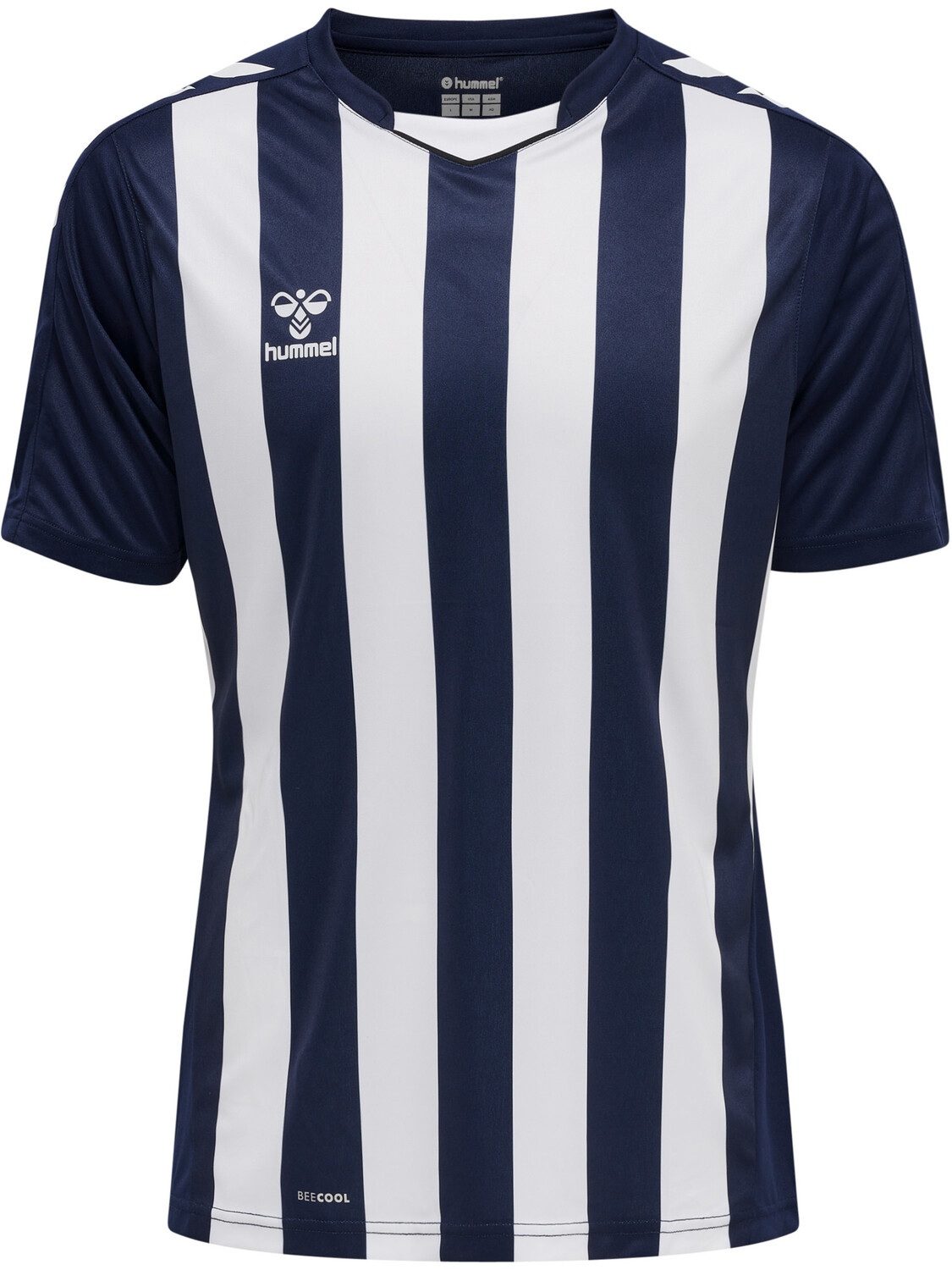 

Рубашка Hummel Trikot S/S Hmlcore Xk Striped Jersey S/S, цвет MARINE/WHITE