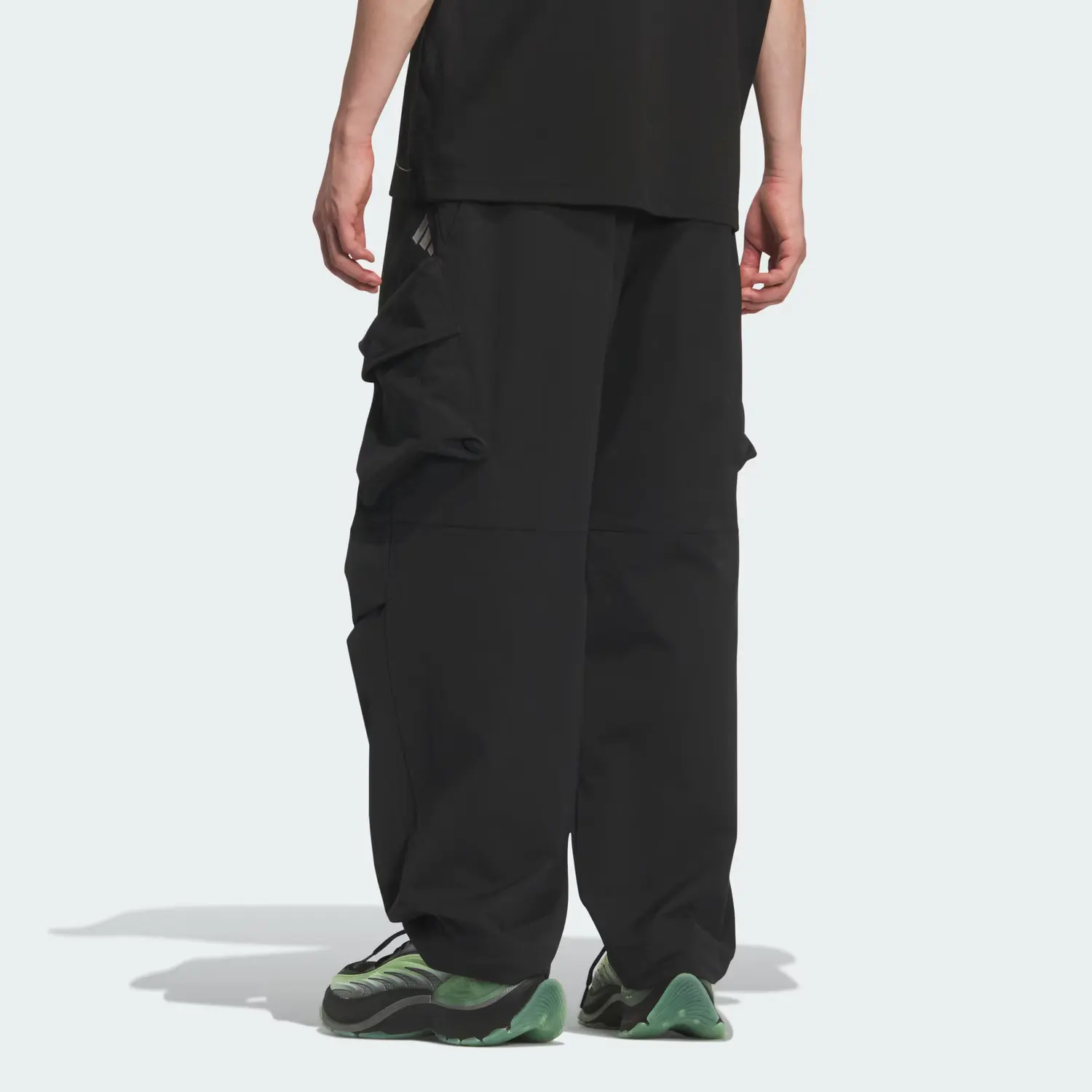 FOS WV CARGO TROUSERS повседневные брюки мужские Adidas, черный — фото 4