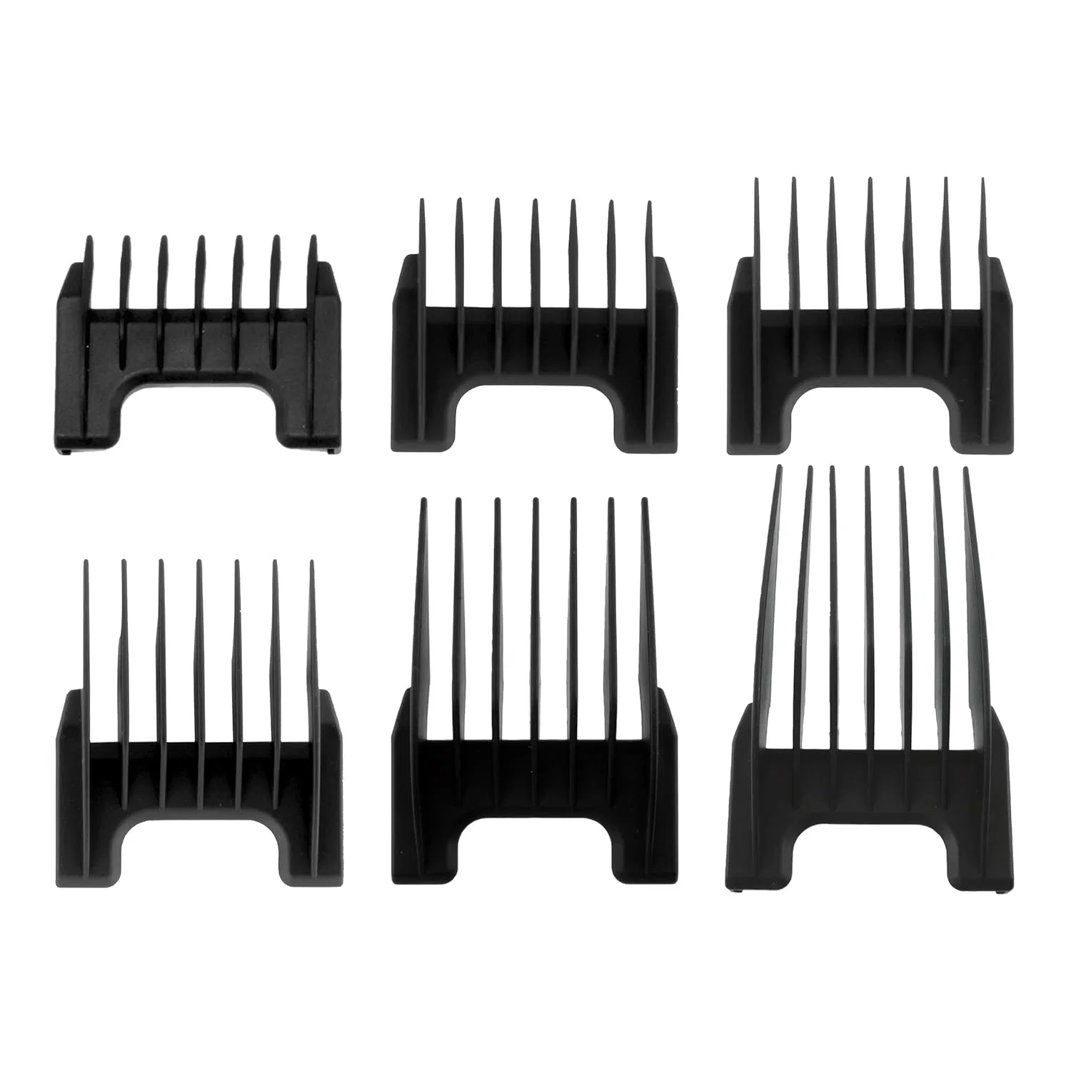 Насадки-гребни WAHL для машинок Arco/Adelar и Bravura, черные Wahl Professional, Black