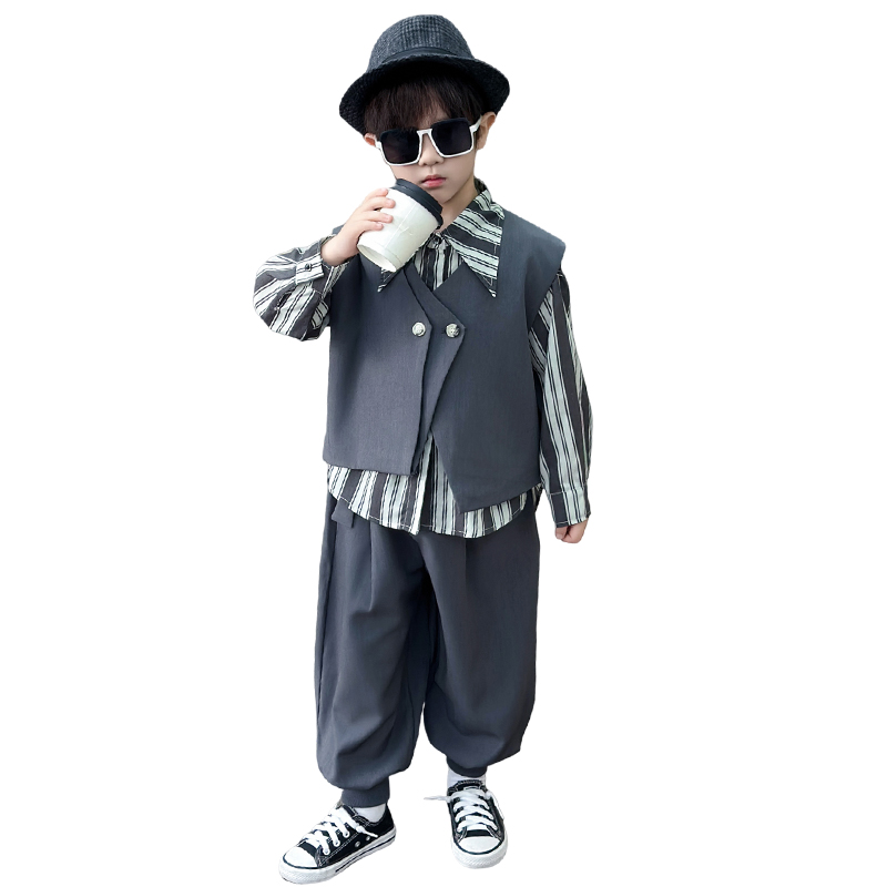 

Детская повседневная спортивная одежда с лацканами EASTERN CAMEL, three-piece set