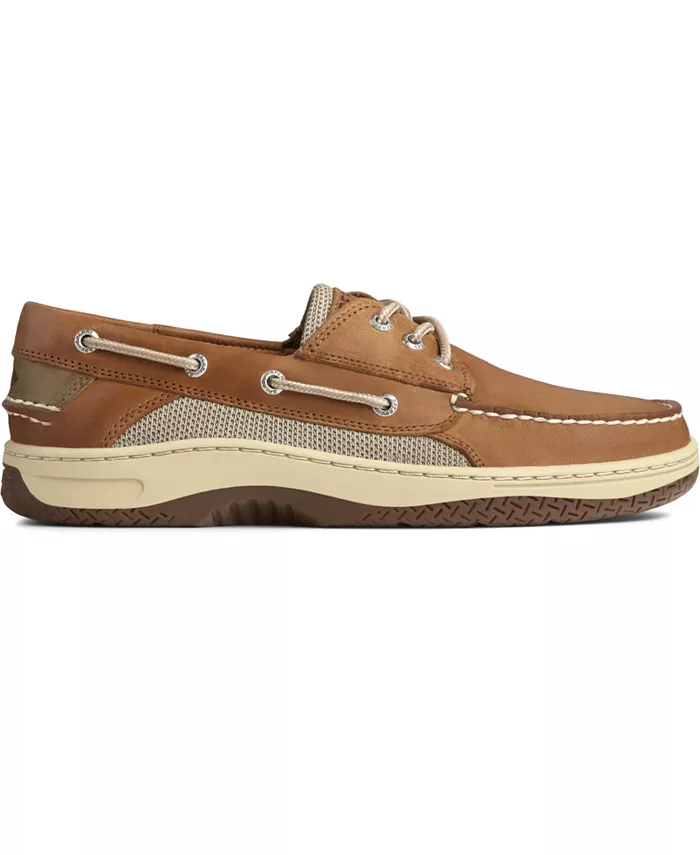 Мужские лодочные туфли Billfish с 3 отверстиями Sperry, коричневый/бежевый — фото 2