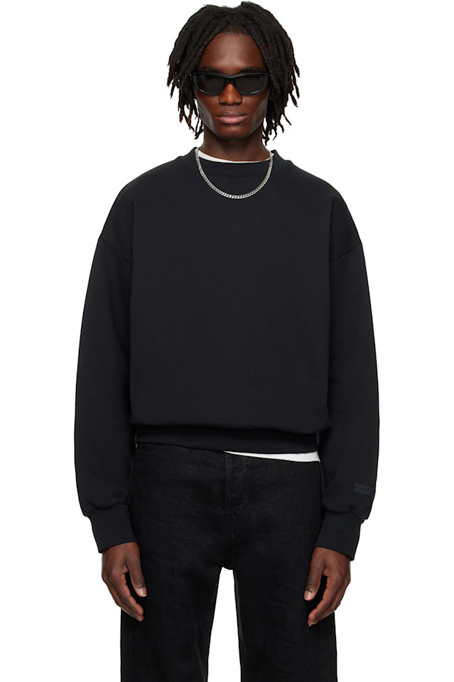

Классический свитшот с круглым вырезом Fear Of God Essentials, черный