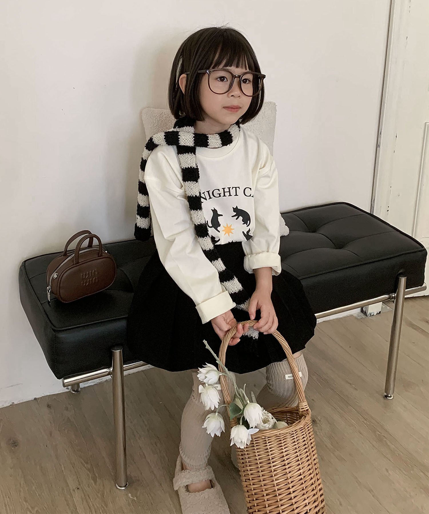 Детская длинная футболка с принтом [aimoha-KIDS-] Aimoha Kids, beige — фото 3