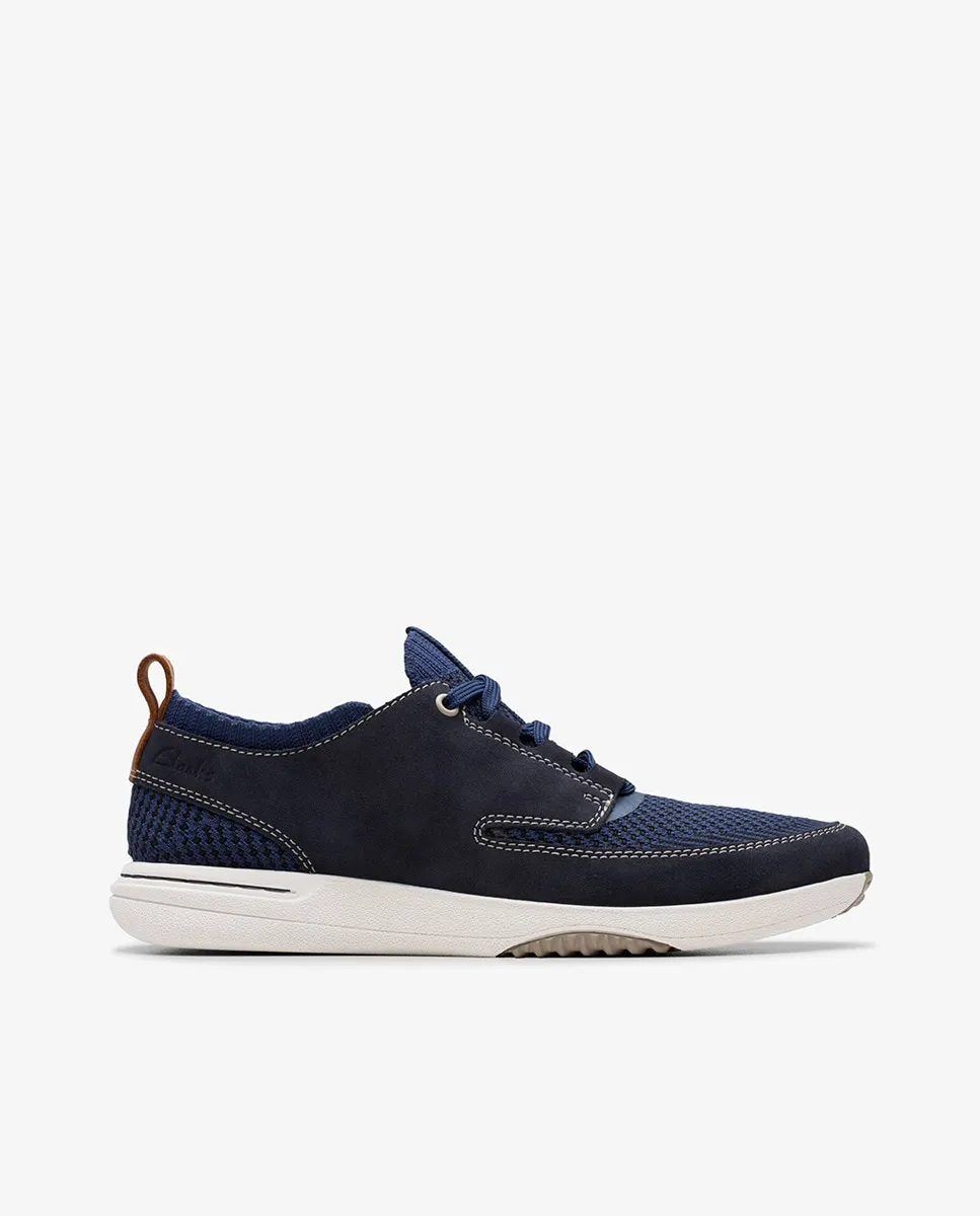

Мужские кроссовки Easeway Sport из замши с резиной Clarks, тёмно-синий