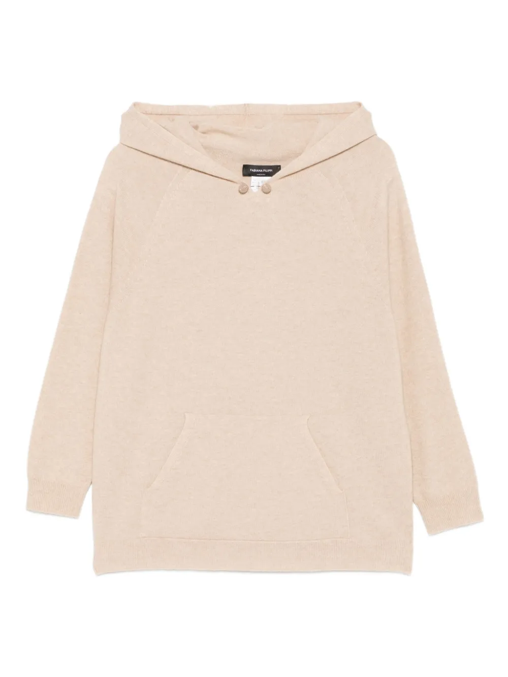 

Трикотажное худи Fabiana Filippi, бежевый