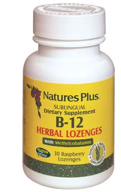 

Nature's Plus Витамин B12 Сублингвальная добавка, 30 таблеток Natures Plus