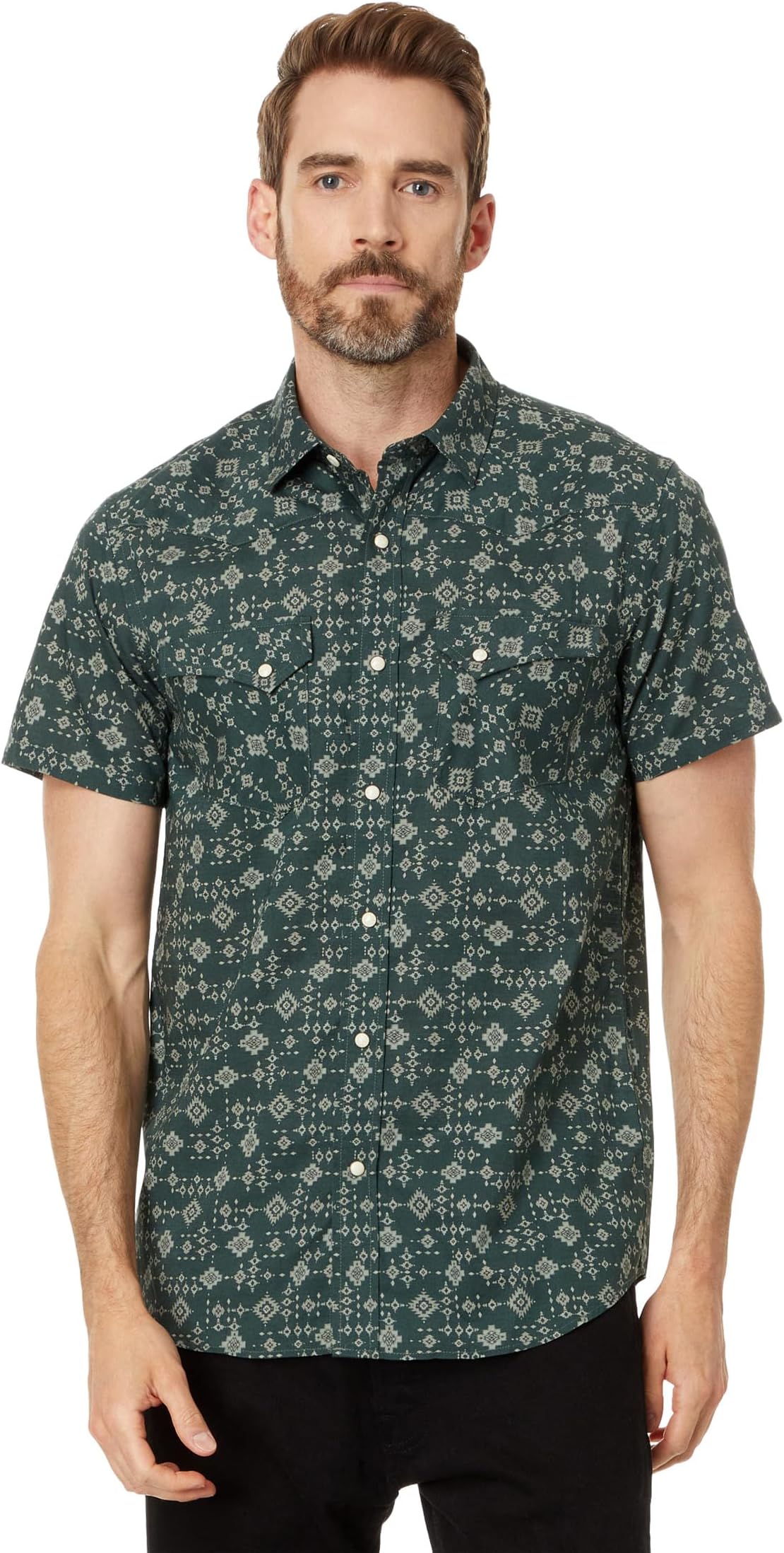

Рубашка Pendleton Laramie Shirt - Short Sleeve, цвет Mesilla Green