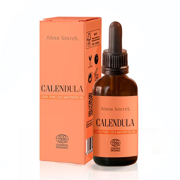 

Органическое растительное масло Calendula 100% Pure Cold Macerated Oil Alma Secret, 50 ml