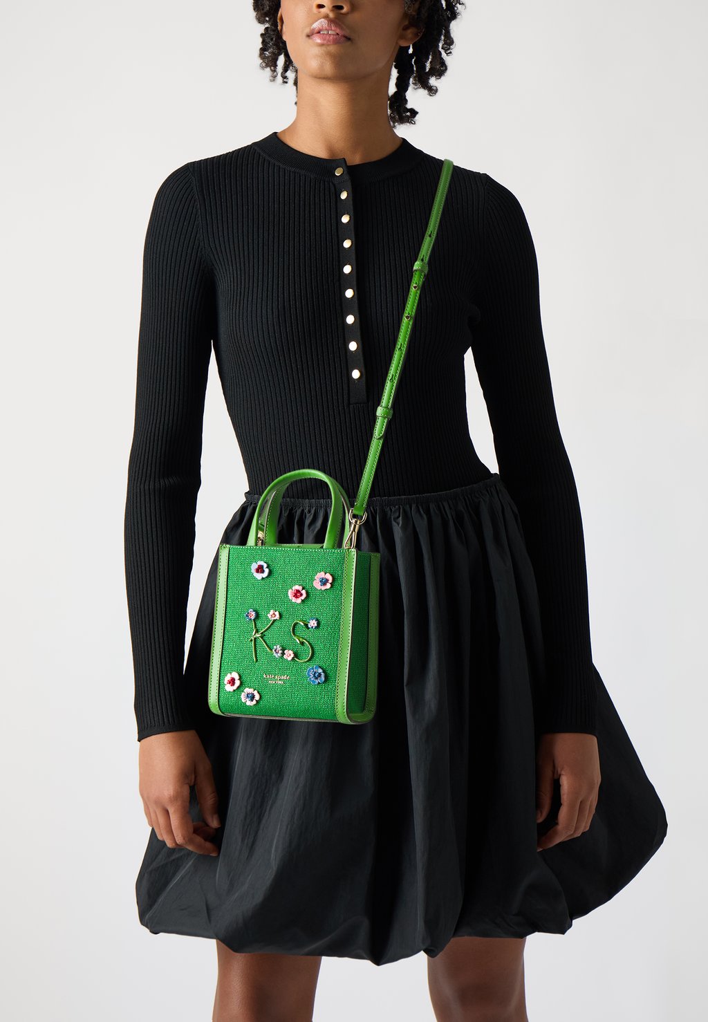 

Сумка MANHATTAN FLORAL APPLIQUE MINI TOTE kate spade new york, мультиколор