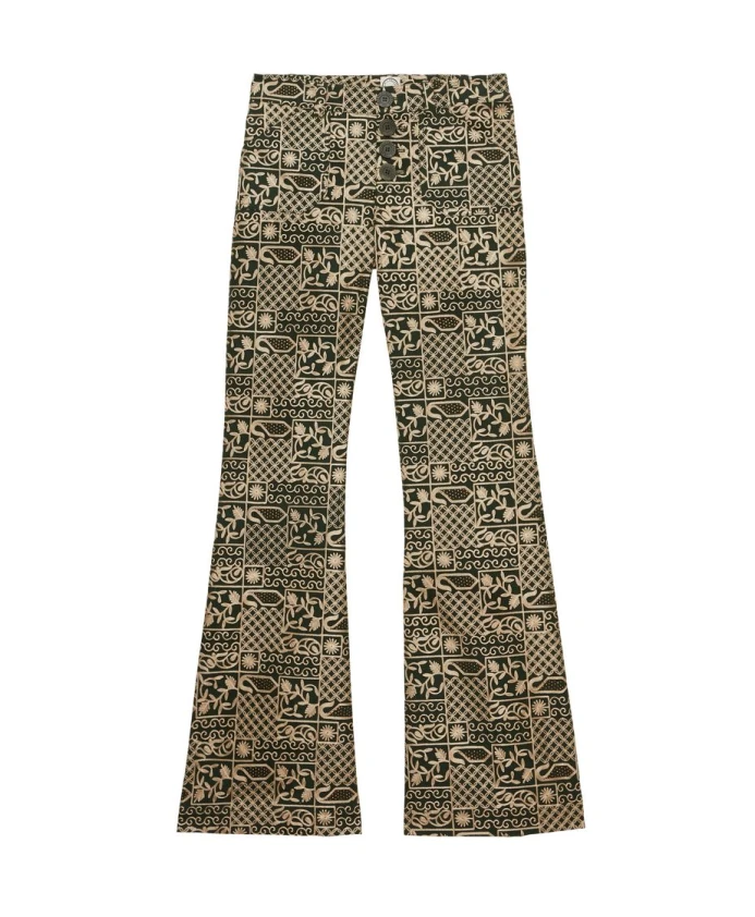 

Брюки Шарлотты Ines De La Fressange Paris, зеленый