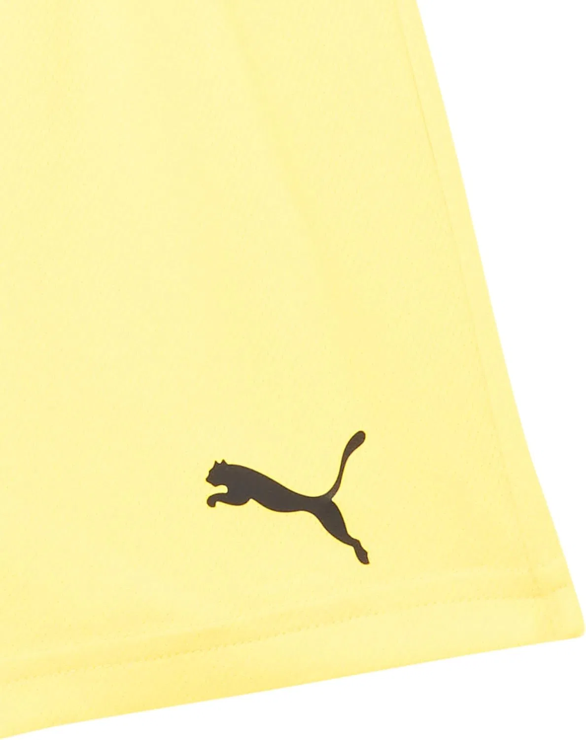 Детские шорты Puma Teamrise 4 дюйма, Cyber Yellow-Puma Black — фото 2