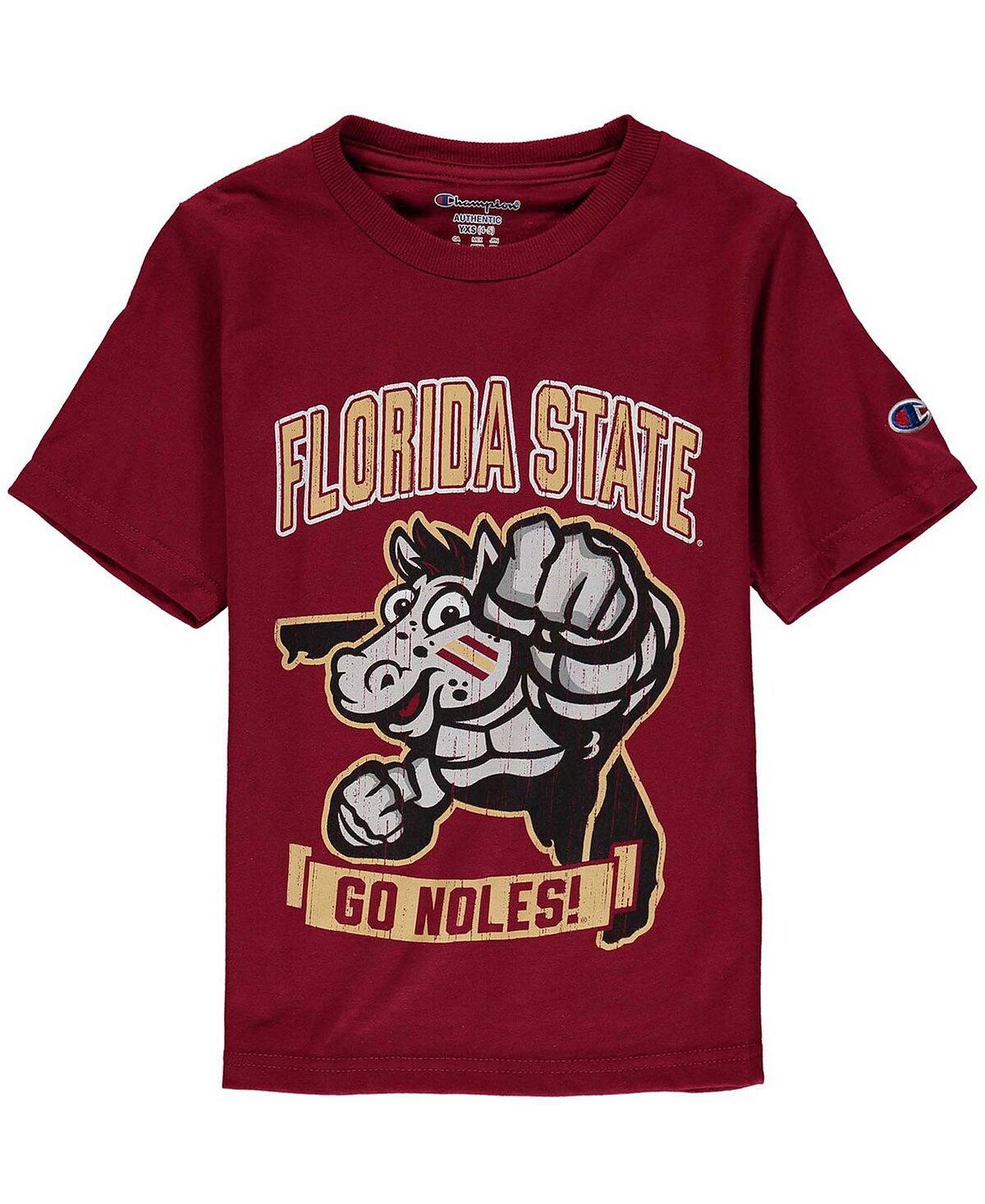 Футболка с сильным талисманом Big Boys Garnet Florida State Seminoles Champion — фото 2