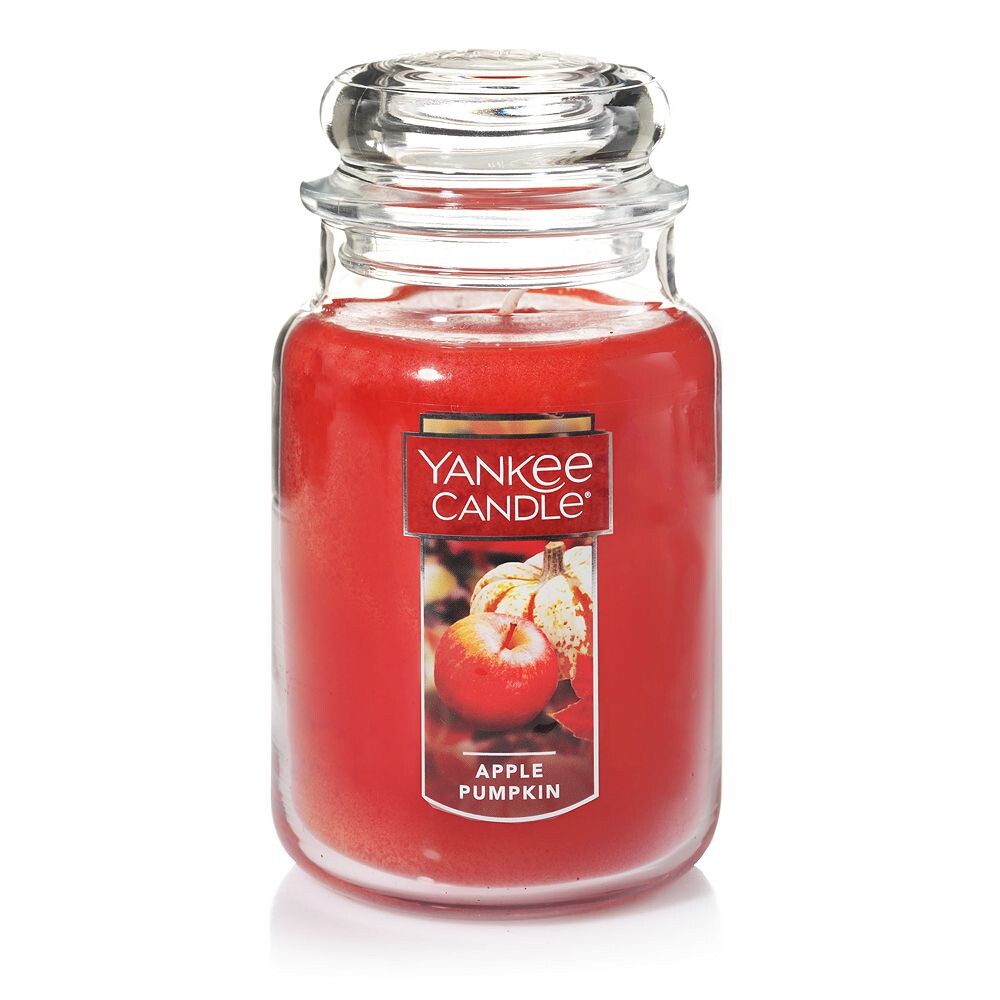 

Yankee Candle Apple Pumpkin, 22 унции. Большая Свеча в Банке, цвет Dark Red
