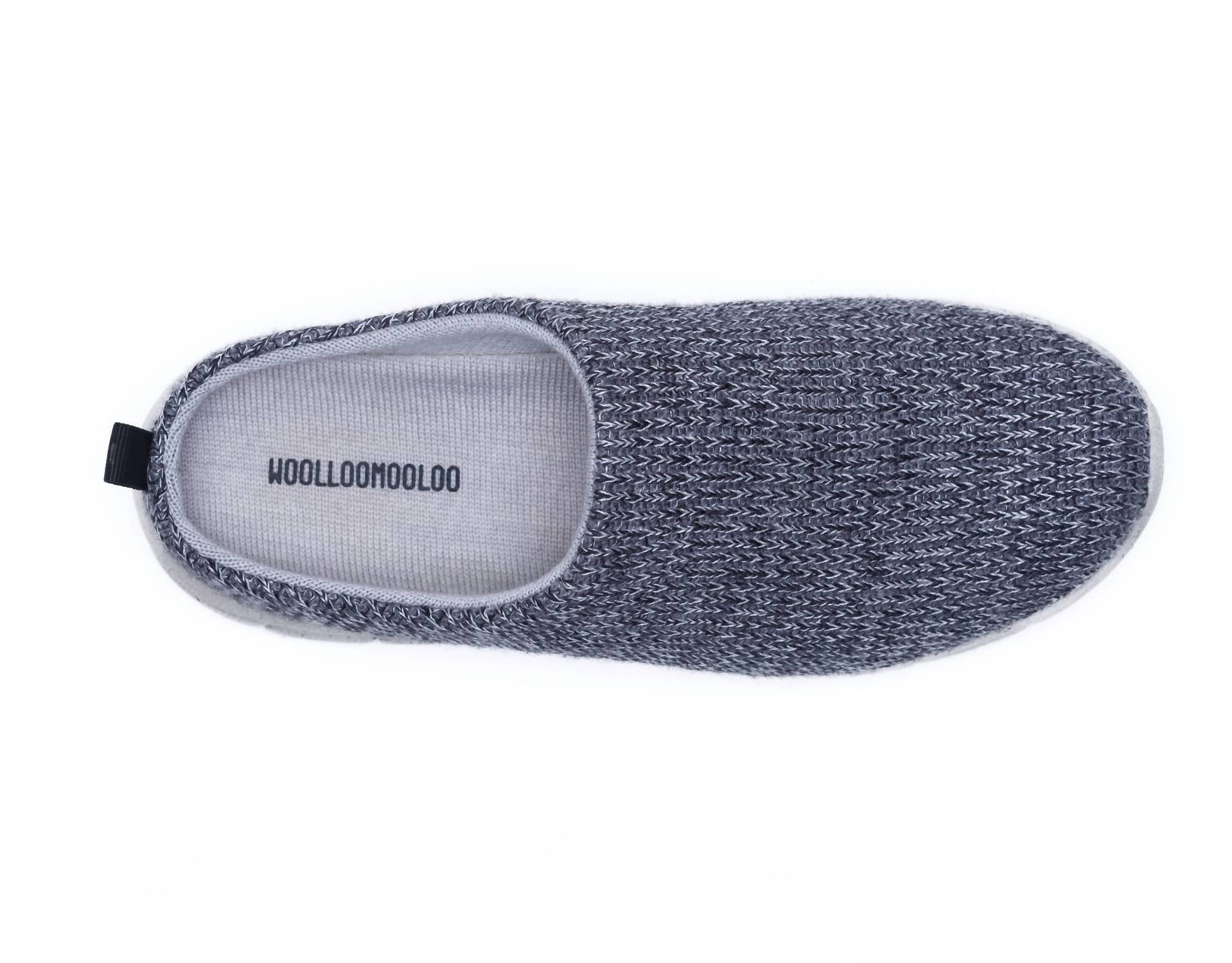 Женские универсальные тапочки Mudgee Wool All Terrain в черном цвете WOOLLOOMOOLOO — фото 2
