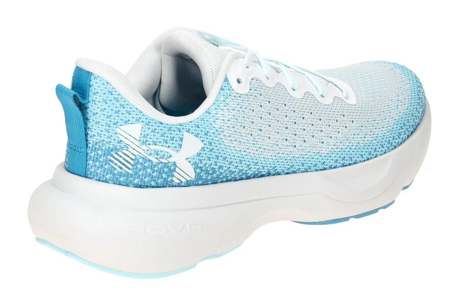 Спортивные кроссовки Under Armour Infinite синие белые женские 3027524 — фото 4