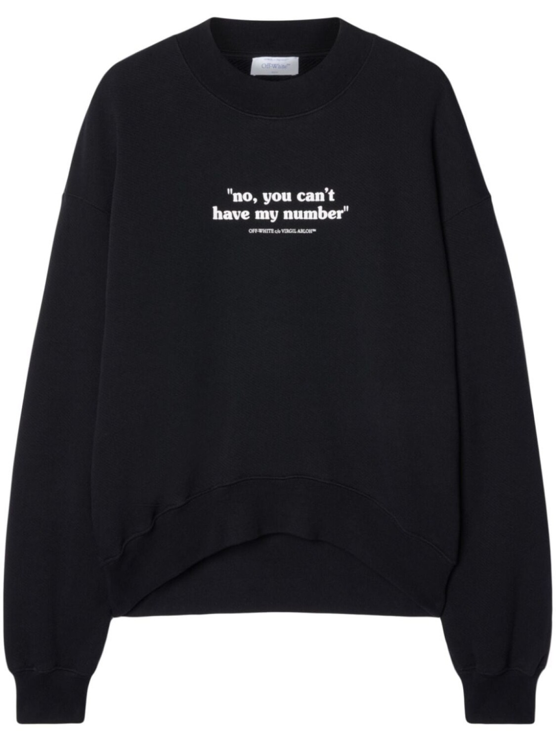 

Off-White толстовка с принтом, черный