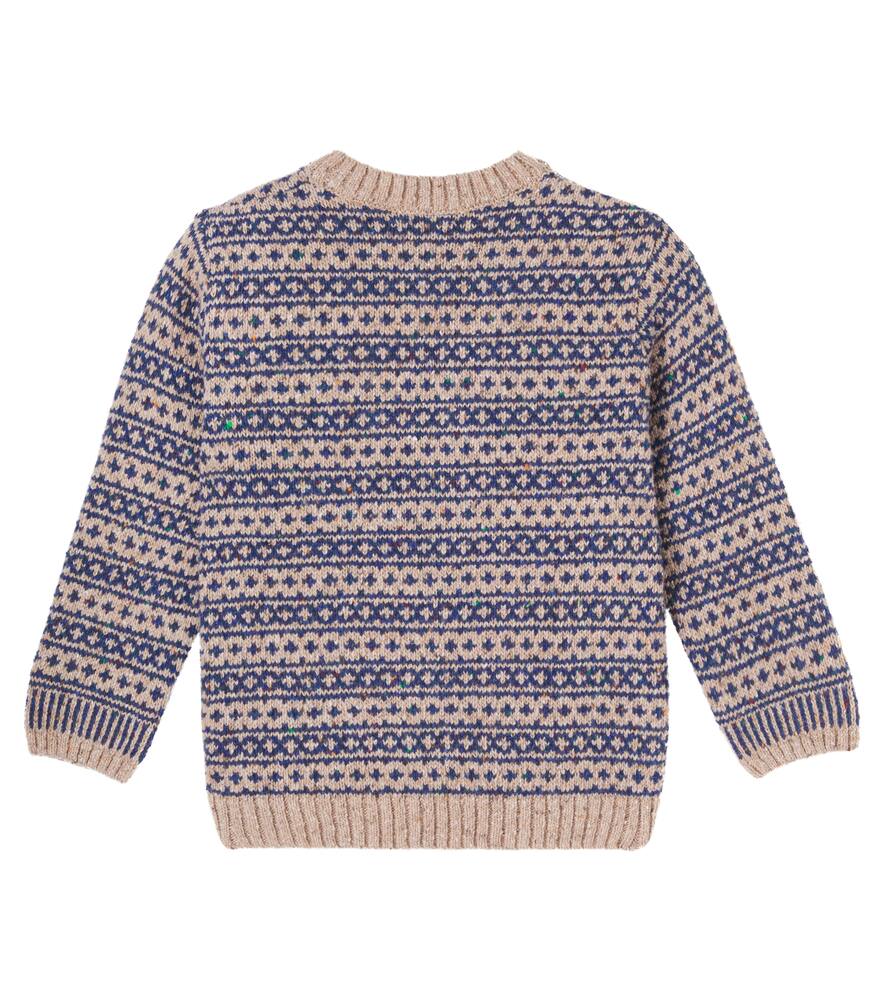 Свитер из смесовой шерсти Austen Fair Isle La Coqueta, Oatmeal — фото 4