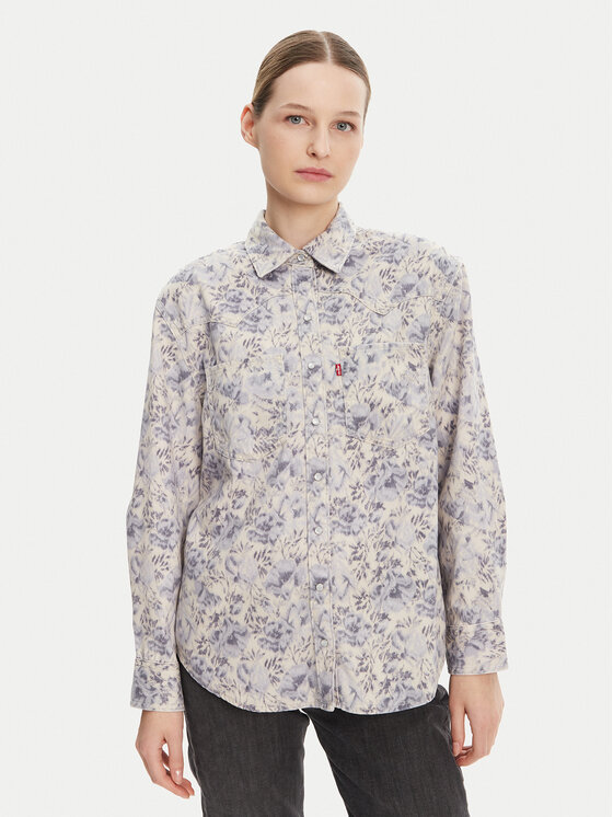 

Свободная джинсовая рубашка Teodora Western A7244-0051 Levi'S, голубой